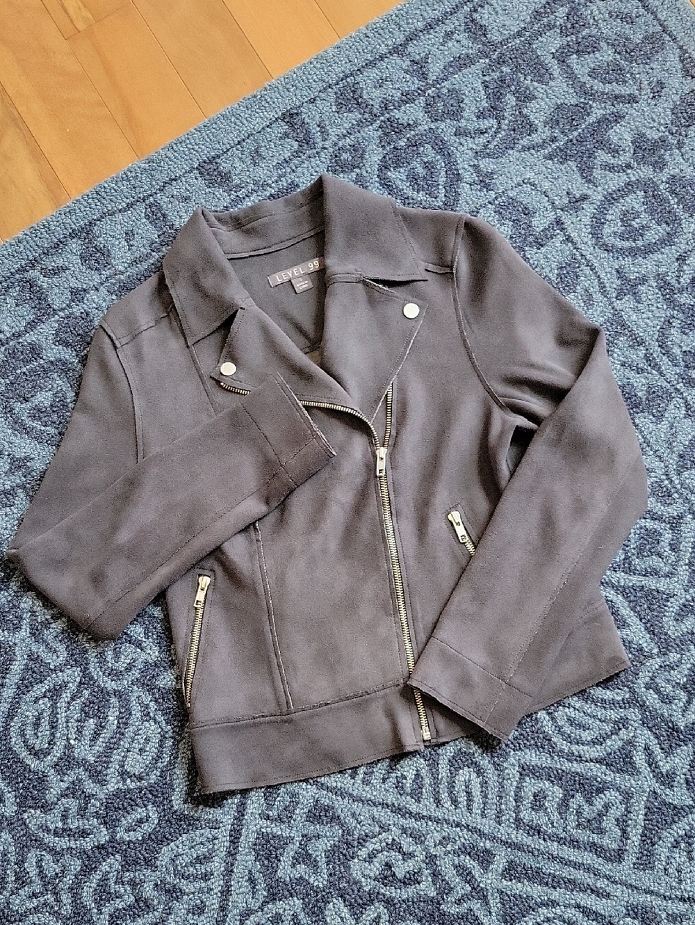 Level 99 Microsuede Tabitha Jacket
